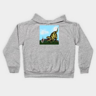 Sherman V The T Rex Kids Hoodie